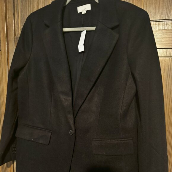 Loft Traditional Black Wool Blazer - Picture 1 of 7